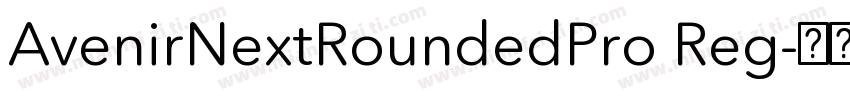 AvenirNextRoundedPro Reg字体转换